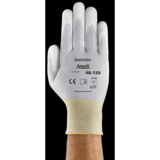 Sensilite® 48-135 – Povrstvené antistatické rukavice chrániace pred elektrostatickými výbojmi