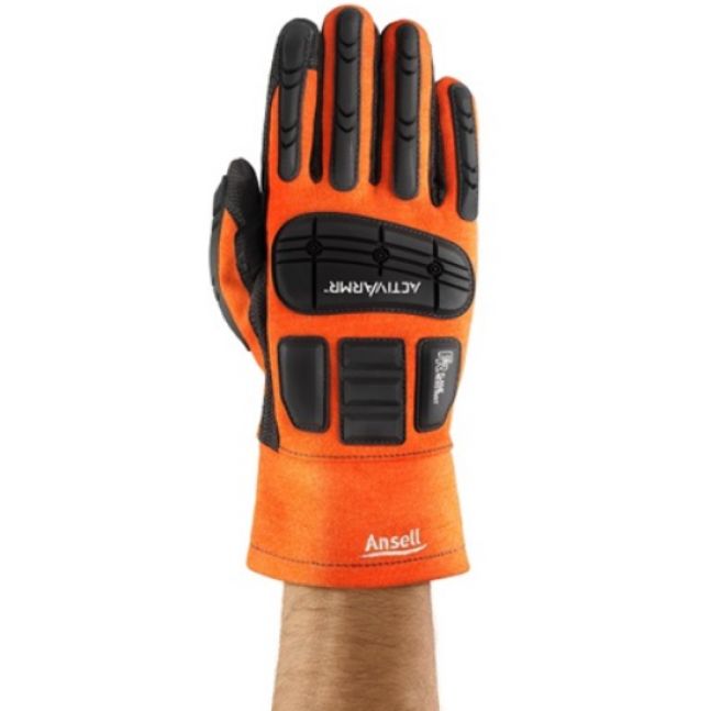 ActivArmr® 97-200 – Nehorľavé ochranné rukavice s náraz tlmiacimi vankúšikmi do ťažkých pracovných podmienok