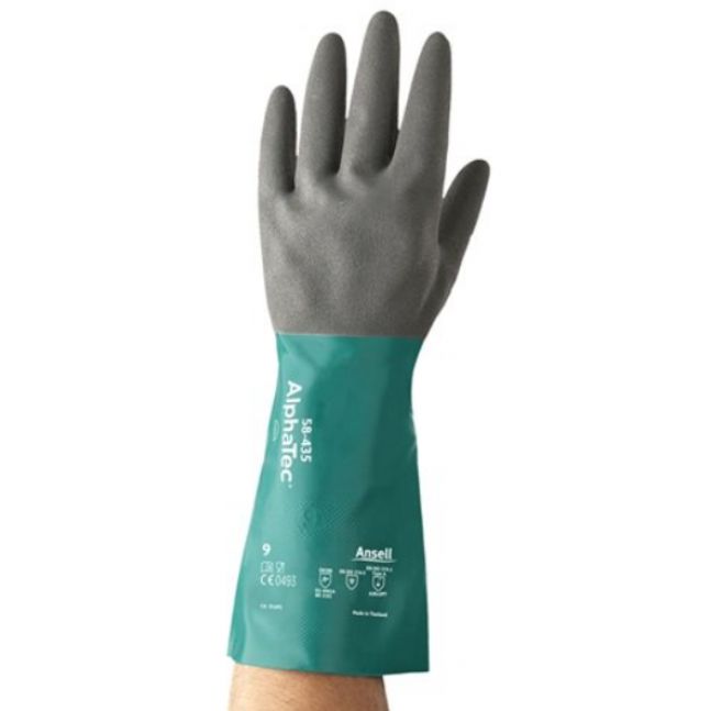 AlphaTec® 58-435 antistatické povrstvené protichemické rukavice