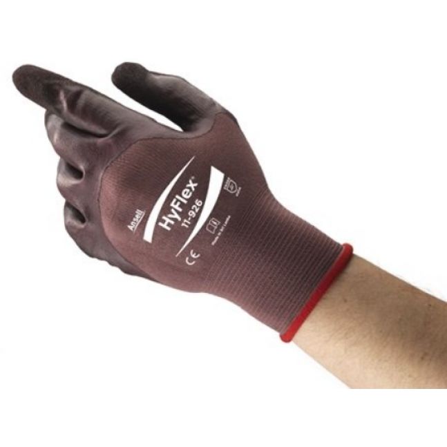HyFlex® 11-926 ľahké antistatické ochranné rukavice s ¾ olej odpudivým ponorom 
