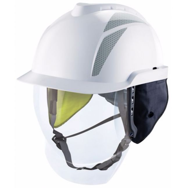 V-Gard® 950 nem szellőző ipari védősisak beépített arcvédővel