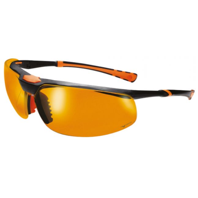 Ochranné okuliare 5X3 oranžové