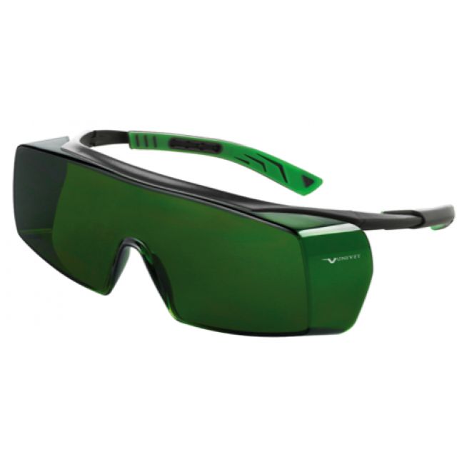 Ochranné okuliare 5X7 zelené IR3