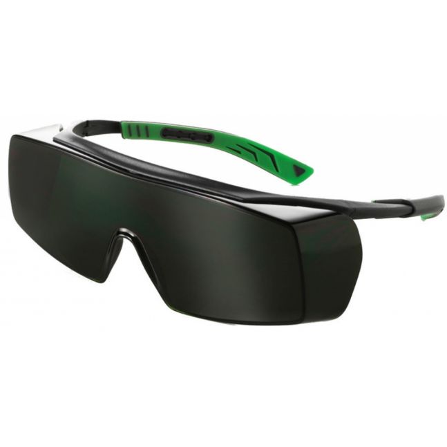 Ochranné okuliare 5X7 zelené IR5