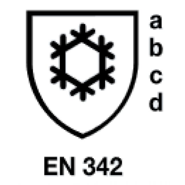 EN 342 - Ochranné oblečenie proti chladu (T < -5°C)
