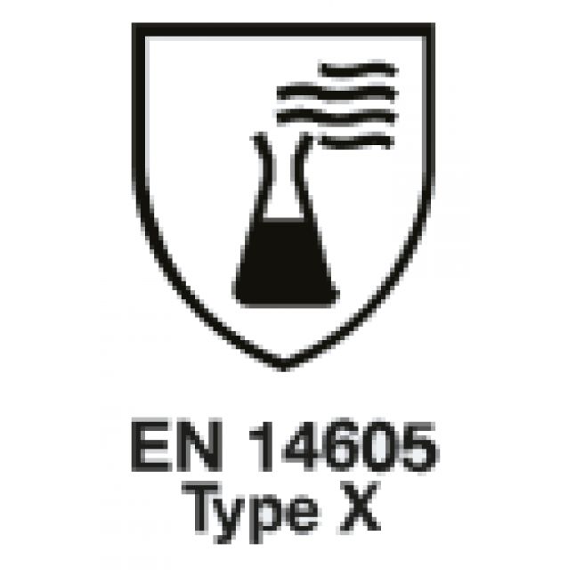 EN 14605 - Ochranné oblečenie proti tekutým chemikáliám  (vrátane testu odolnosti voči prenikaniu)