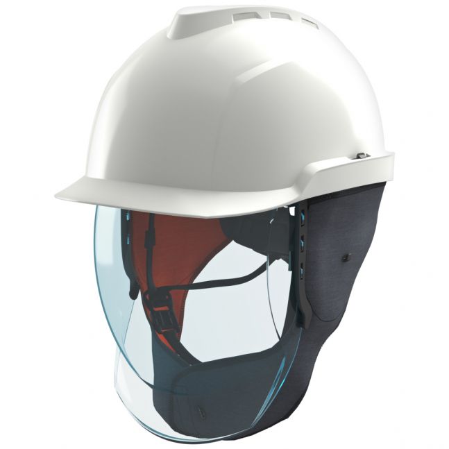 V-Gard® 950 Class 2. nem szellőző ipari védősisak beépített arcvédelemmel