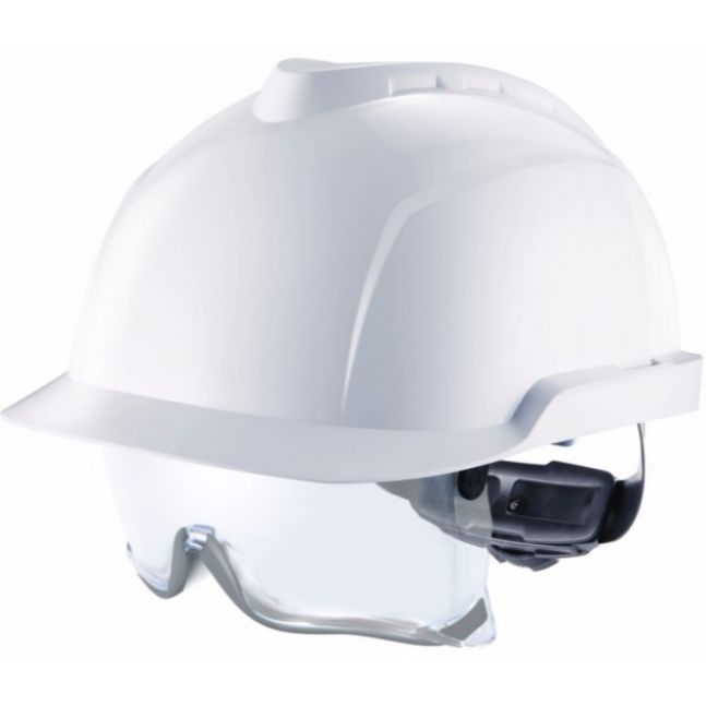 V-Gard® 930 nem szellőző ipari védősisak beépített szemüveggel