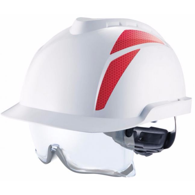 V-Gard® 930 ipari védősisak beépített szemüveggel