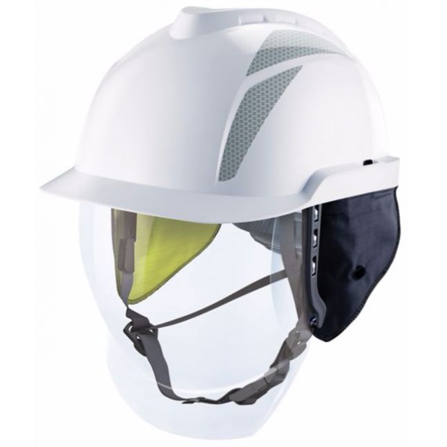 V-Gard® 950 Class 1. nem szellőző ipari védősisak beépített arcvédővel