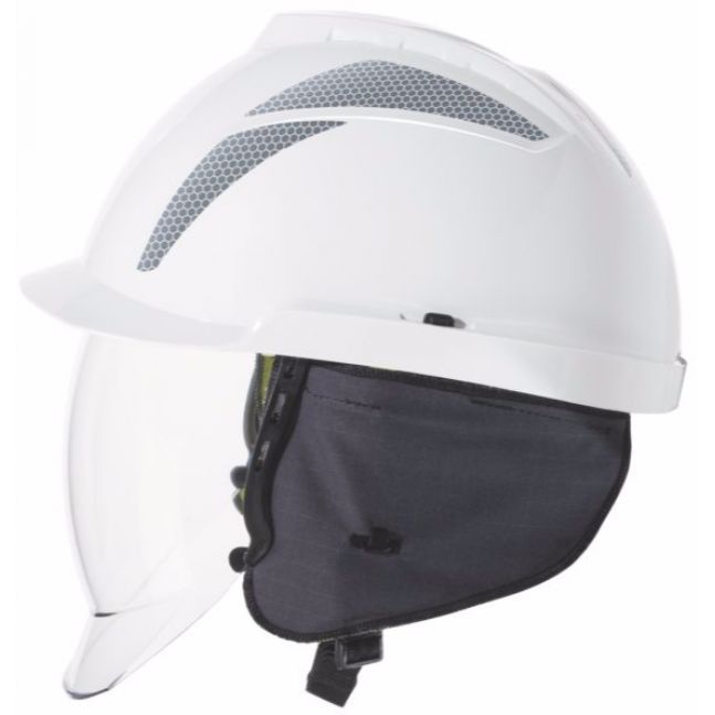 V-Gard® 950 Class 1. nem szellőző ipari védősisak beépített arcvédővel